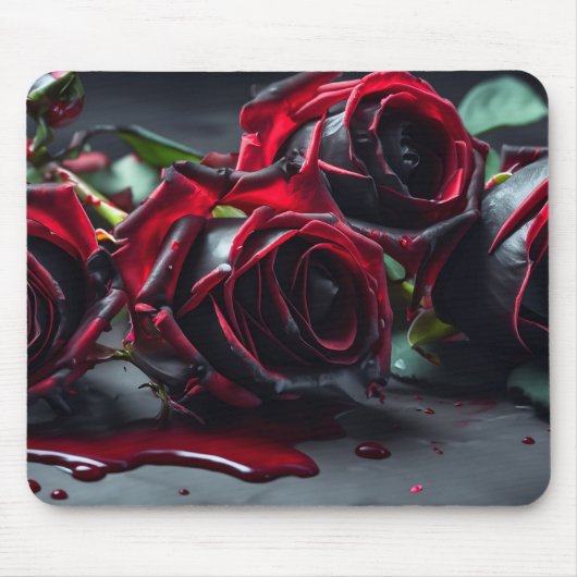 Gotische Rozen Muismat (Voorkant)