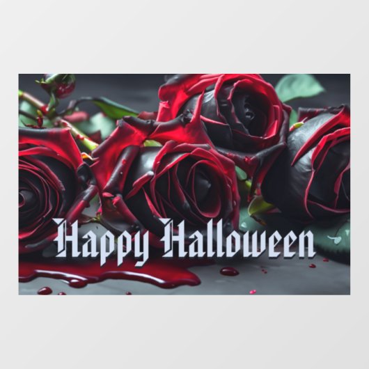 Gotische Rozen Raamsticker (Vel)
