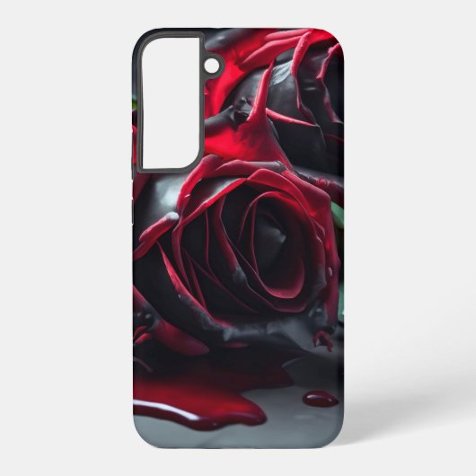 Gotische Rozen Samsung Galaxy Hoesje (Achterkant)
