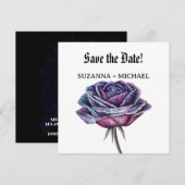 Gotische Rozen Save the Date (Voorkant / Achterkant)