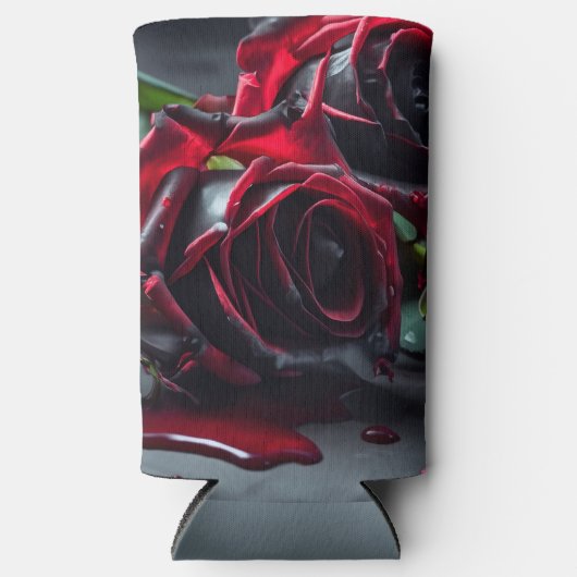 Gotische Rozen Seltzer Blikjeskoeler (Voorkant)