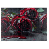 Gotische Rozen Snijplank (Voorkant)