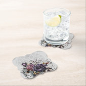 Gotische rozen spooky Halloween feest Kartonnen Onderzetters (Insitu)