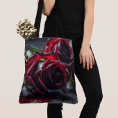 Gotische Rozen Tote Bag (Dichtbij)