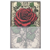 Gotische Rozen van Ivy en Bat Gothic Art Kalender (Mar 2027)