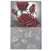 Gotische Rozen van Ivy en Bat Gothic Art Kalender (Feb 2027)