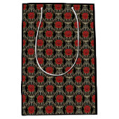 Gotische rozenpatroon medium cadeauzakje (Voorkant)