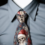Gotische Santa Skulls in Rode Santa hoeden Gothmas Stropdas<br><div class="desc">Show uw kerststijl met onze Gotische Santa Skulls Mannen Stropdas. Ontworpen voor gotische liefhebbers, voegt dit stropdas een vleugje donker en uniek flair toe aan uw vakantiekleding. Of je nu kerstfeesten, gothic-thema bruiloften bijwoont, of gewoon je liefde voor alle dingen wilt uiten gothic en alternatief, dit stropdas is perfect. Het...</div>