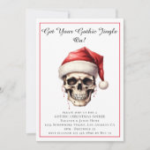 Gotische Santa Vrolijk Kerstfeest Kaart (Voorkant)