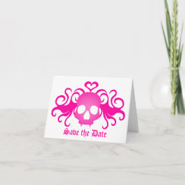 Gotische Save the Date bruiloft Aankondiging