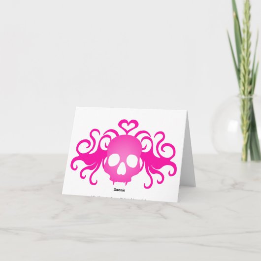 Gotische Save the Date bruiloft Aankondiging (Achterkant)