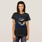 Gotische schaduw van een vogel van prooi t-shirt (Voorkant volledig)