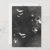  Gotische schedel Adult Halloween Party Kaart (Achterkant)