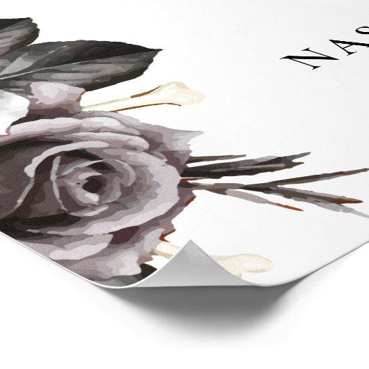 Gotische schedel bruid of Die Bachelorette Welkom Poster (Hoek)