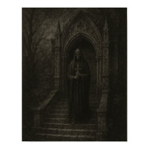 Gotische Schedel en Grafposter