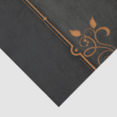 Gotische schedel en raaf. tissuepapier (Detail)