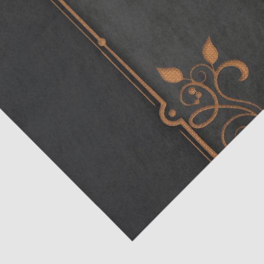 Gotische schedel en raaf. tissuepapier (Detail)