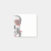 Gotische schedel en rode rozen post-it® notes (Voorkant)