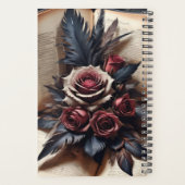  - "Gotische schedel en Rozen #1" Planner (Achterkant)