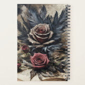 "Gotische schedel en Rozen #2" Planner (Achterkant)