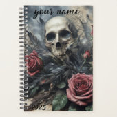  "Gotische schedel en Rozen #2" Planner (Voorkant)