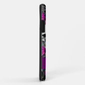 Gotische schedel en vlinders Case-Mate iPhone case (Achterkant/rechts)