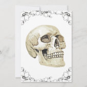  Gotische Schedel Halloween Kostuum Party Inv Kaart (Achterkant)