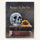 Gotische schedel hoofd  boeken Zonnebloem recept (Voorkant)