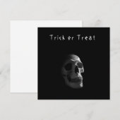 Gotische Schedel Horror Goth Dood Feestdagenkaart (Voorkant / Achterkant)