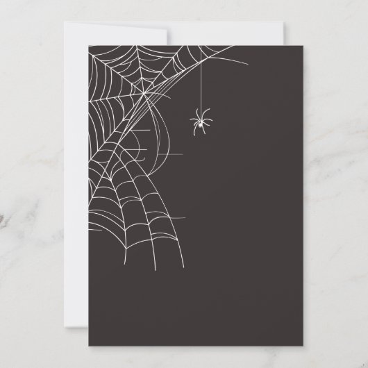 Gotische schedel kroonvlinders bloemenhalloween kaart (Achterkant)