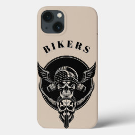 Gotische schedel kunstwerk met ingewikkelde detail Case-Mate iPhone case