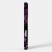 Gotische schedel met Paarse Rozen Case-Mate iPhone Case (Achterkant / Rechts)