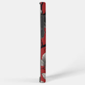 Gotische schedel met zwart Roos Samsung Galaxy Hoesje (Rechterkant)