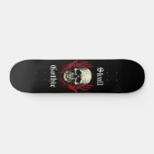 Gotische Schedel Persoonlijk Skateboard (Horizontaal)