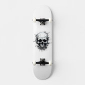 Gotische Schedel Skelet Persoonlijk Skateboard (Voorkant)