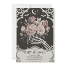  Gotische Schedel Spooky Halloween Baby shower