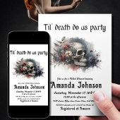 Gotische schedel tot de dood doen ons partij Vrijg Kaart