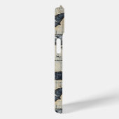 Gotische Schedel & Vleermuis Denim Collage Case-Mate iPhone Case (Achterkant / Rechts)
