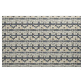 Gotische Schedel & Vleermuis Denim Collage Stof (Fat Quarter)
