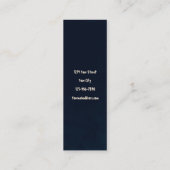 Gotische Schedel Zonnebloem Vintage Dark Academia Mini Visitekaartje (Achterkant)