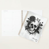 Gotische Schedel & Zwarte Rozen Planner (Display)