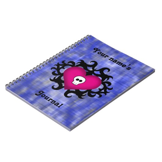 Gotische schedelhart notitieboek (Linkerzijde)