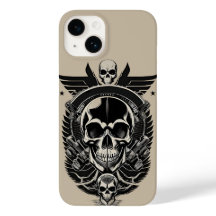 Gotische schedelkunst met ingewikkelde details