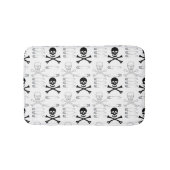 Gotische schedels en Botten Punk Rock Badmat (Voorkant)