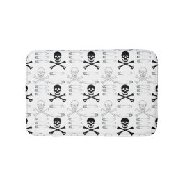 Gotische schedels en Botten Punk Rock Badmat