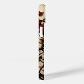 Gotische schedels en rode rozen Monogram Case-Mate iPhone Case (Achterkant / Rechts)