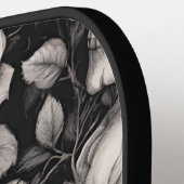 Gotische schedels en Rozen Monogram Pickleball Paddle (Links Detail)