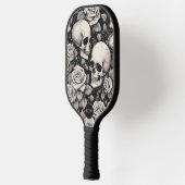 Gotische schedels en Rozen Monogram Pickleball Paddle (Links)