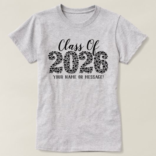 Gotische Schedels Klas Van 2026 T-shirt (Design voorkant)
