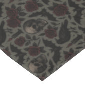 Gotische schedels, kraaien en Rozen Tafelkleed (Gekanteld)